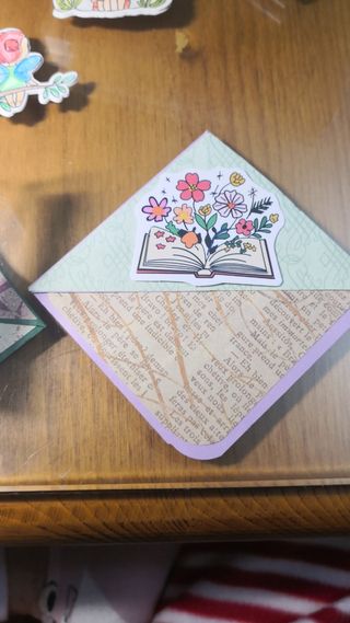 Marca páginas scrapbooking. 3€ cada una