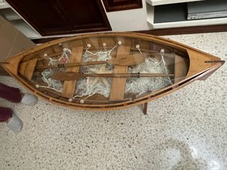 Mesa central con forma de barco ideal