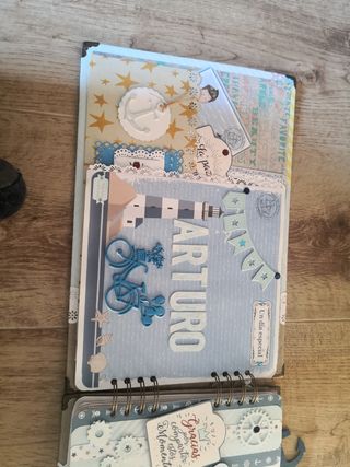 Album fotos y firmas Comunión Scrapbooking