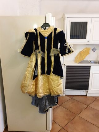 Vestito Carnevale Principessa d'Ingh
