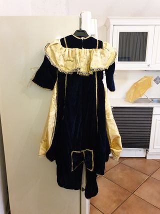 Vestito Carnevale Principessa d'Ingh