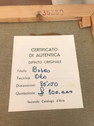 dipinto d’autore