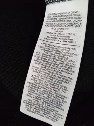 Sudadera Nike mujer invierno original polar