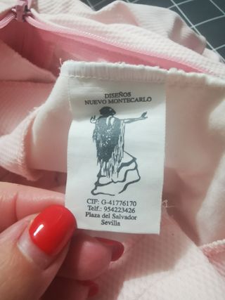 Traje de flamenca señora