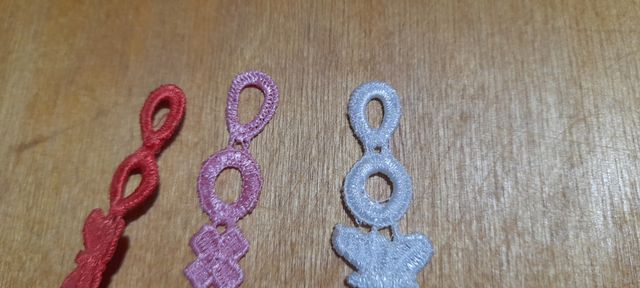 3 braccialetti macramé anni 90