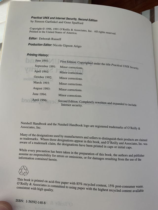 Libro Practical UNIX and Internet Security