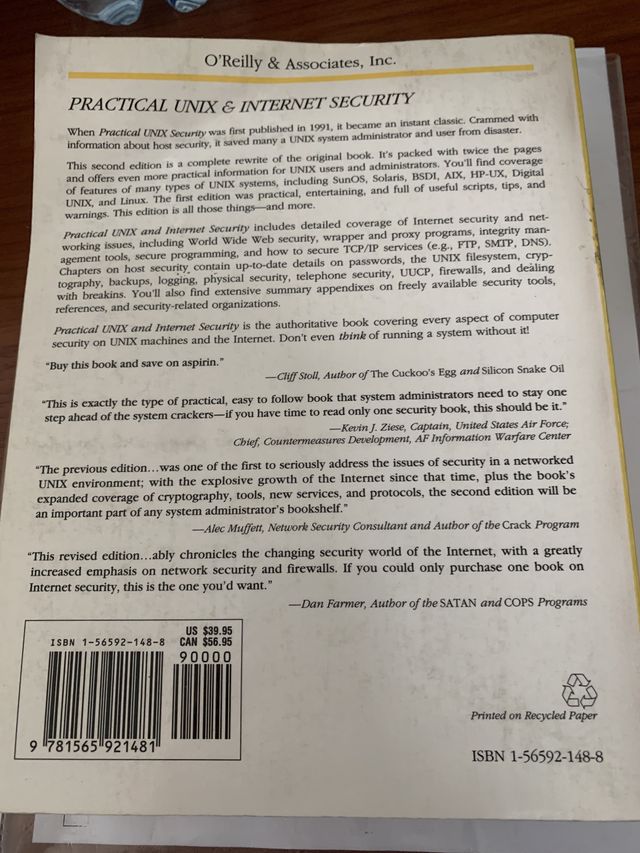 Libro Practical UNIX and Internet Security