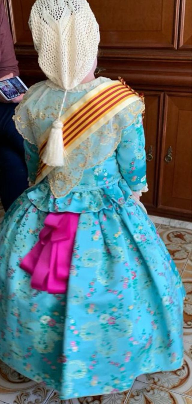traje de fallera niña 3 años