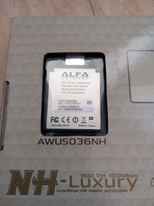 Antena usb ordenador marca alfa