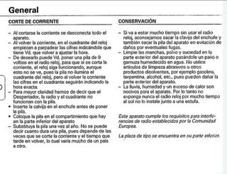 Radio-reloj-despertador Philips.