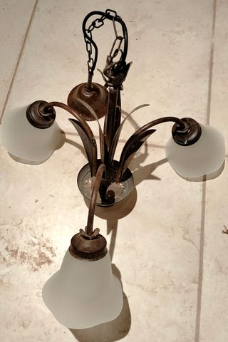 Coppia di lampadari abbinati