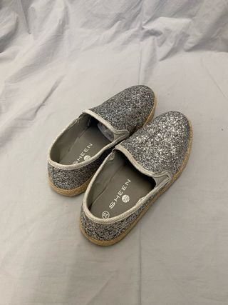 Scarpe basse brillantinate