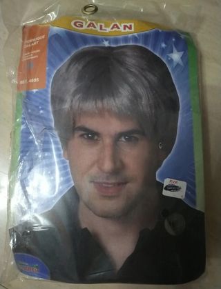 DISFRAZ PELUCA HOMBRE GALAN CANOSO . NUEVA