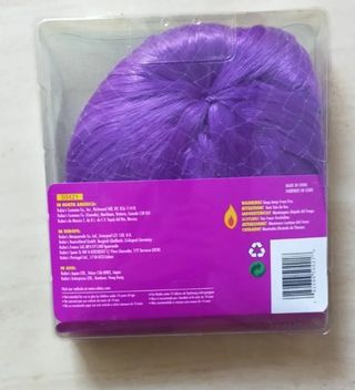 DISFRAZ PELUCA MUJER LILA LARGA GLAMOUR.NUEVA