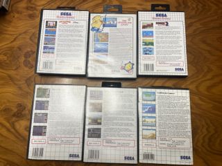 15 Cajas de juegos de Sega Master System