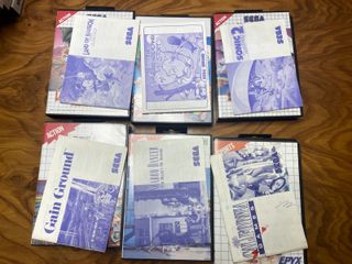 15 Cajas de juegos de Sega Master System