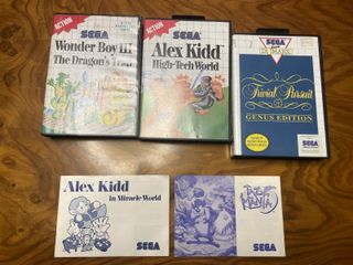 15 Cajas de juegos de Sega Master System