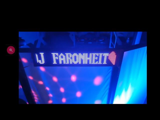 Luce di scorrimento per schermo a LED come nuova 59* 12 cm