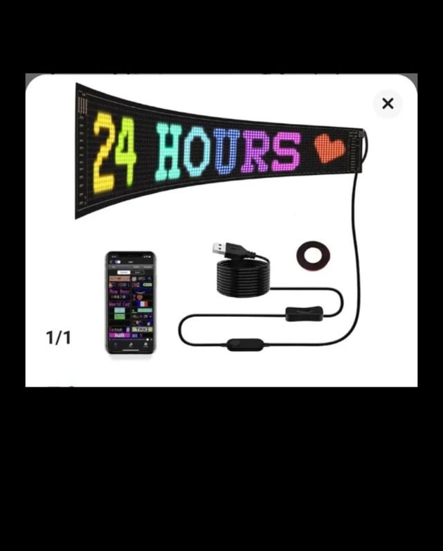 Luce di scorrimento per schermo a LED come nuova 59* 12 cm