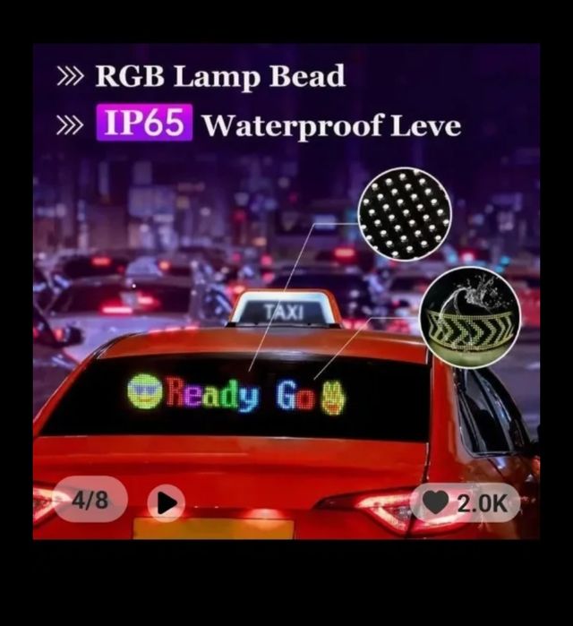 Luce di scorrimento per schermo a LED come nuova 59* 12 cm