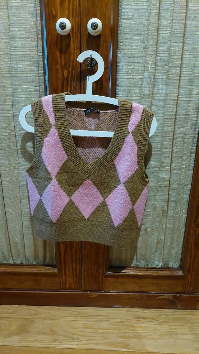 Chaleco de lana acrilica