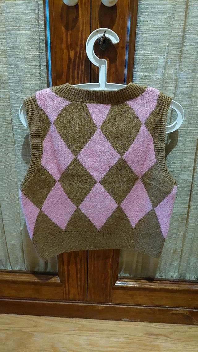 Chaleco de lana acrilica