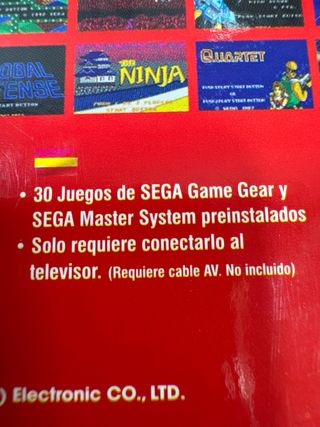 ATGAMES Sega master system & game gear NUEVO
