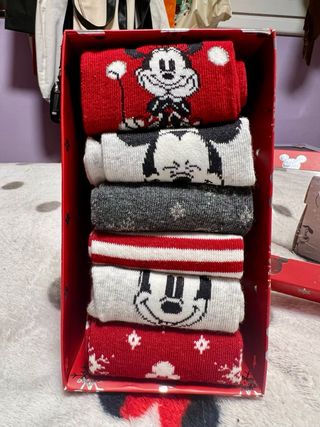 Pack 6 calcetines Mickey y Minnie - NUEVOS!
