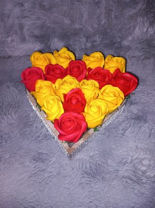 Confetti con rose di sapone