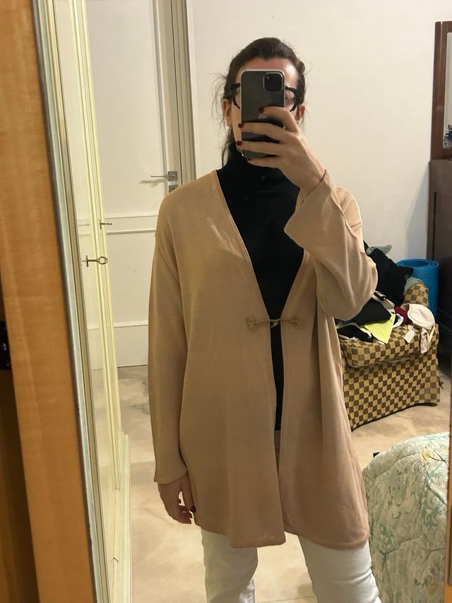 cardigan beige Mondrian 