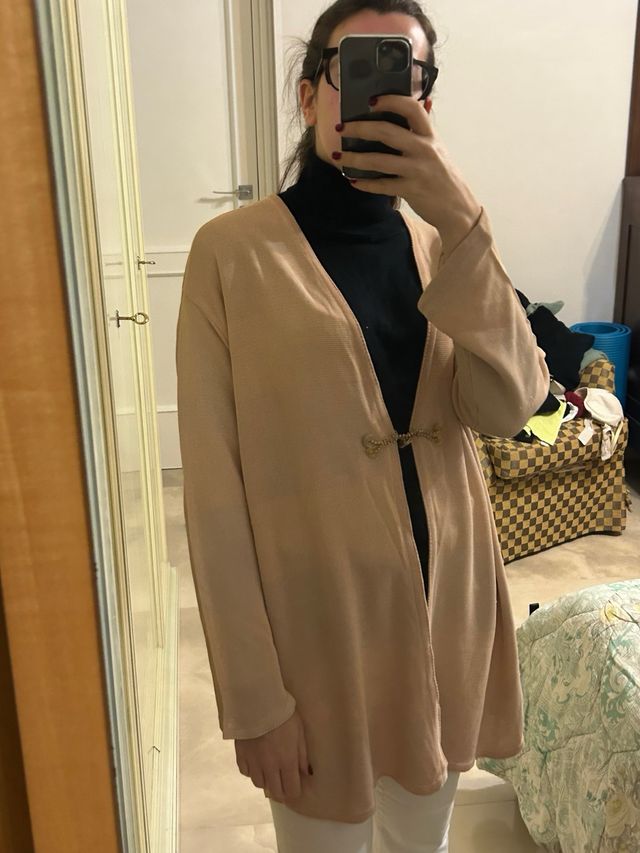 cardigan beige Mondrian 