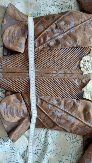 Corpiño fallera marrón 38