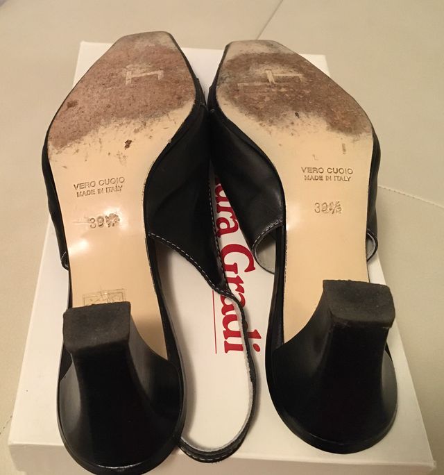 décolleté nere aperte dietro