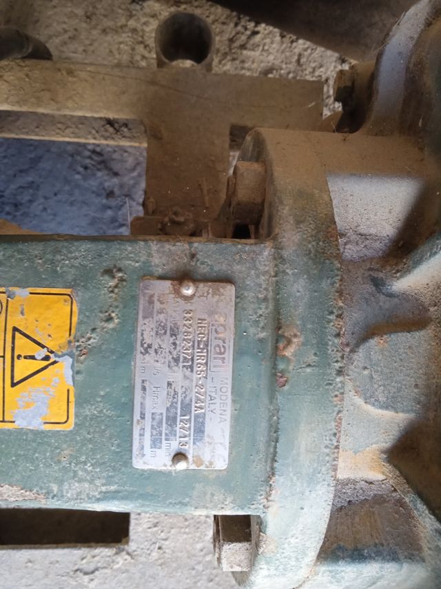 Motor motor de 60 caballos con bomba caprari 