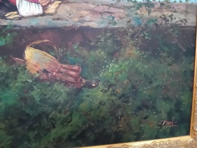 Cuadro oleo sobre lienzo