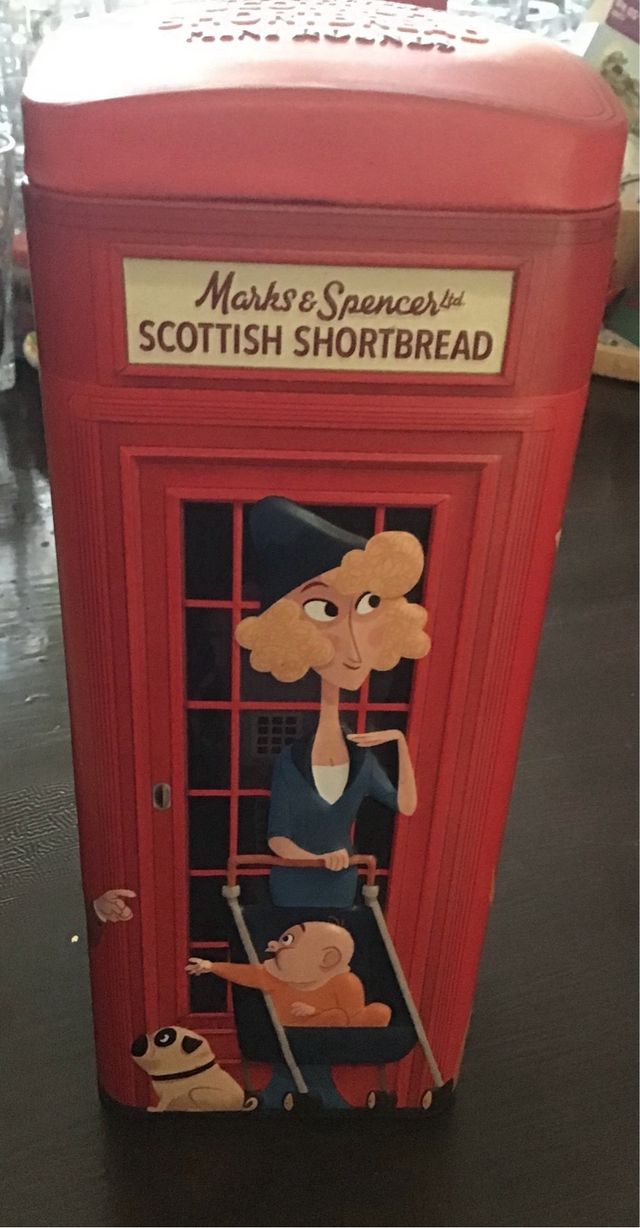 Marks&Spencer scatola latta vintage