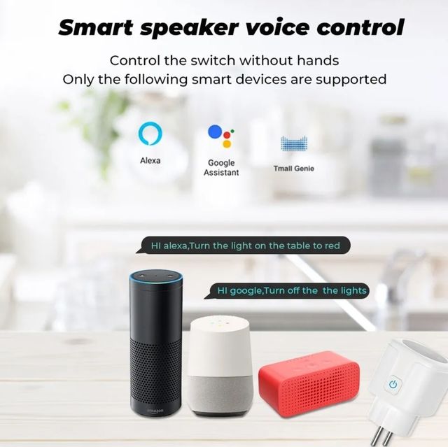 ✅️Enchufe inteligente 3000W wifi echo alexa google