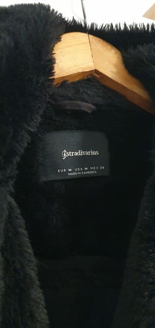 Abrigo chaqueta biker efecto pelo