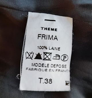 ABRIGO HECHO EN PARÍS TALLA 38