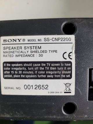 Altavoces SONY