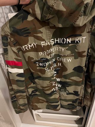 chaqueta militar Zara 