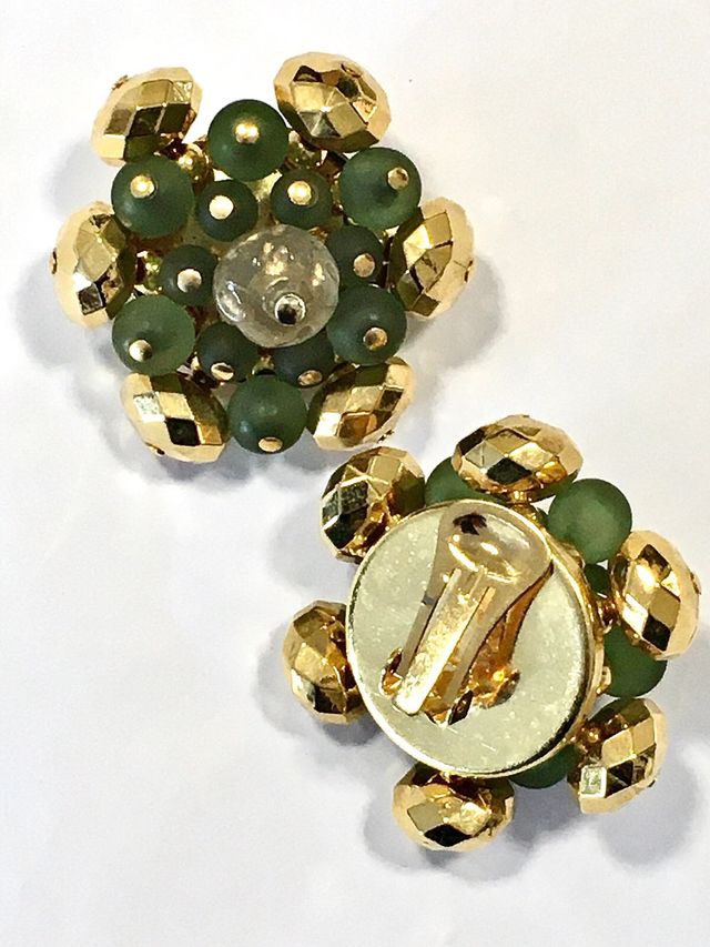 Orecchini clips vintage Made in Iraly