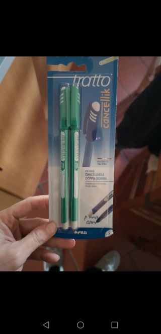 Penne cancelline verdi o rosse