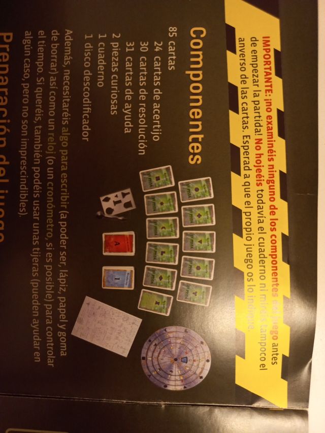 Juego de mesa: Escape Room 