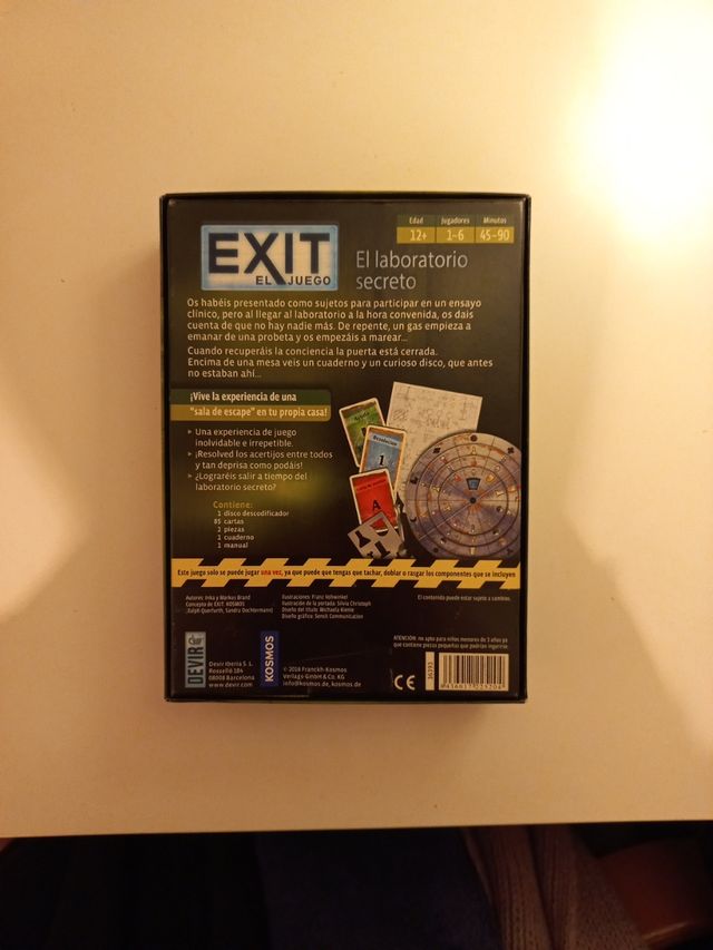 Juego de mesa: Escape Room 