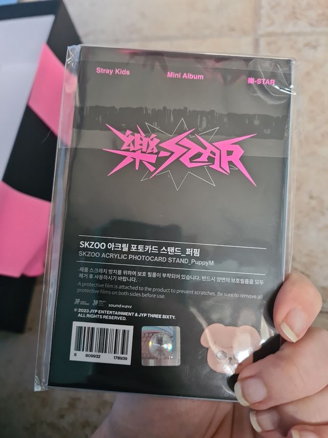 Stray Kids Seungmin photocard stand