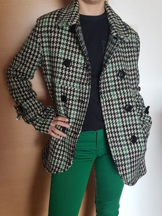 abrigo de pata de gallo