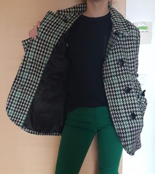 abrigo de pata de gallo