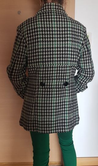 abrigo de pata de gallo