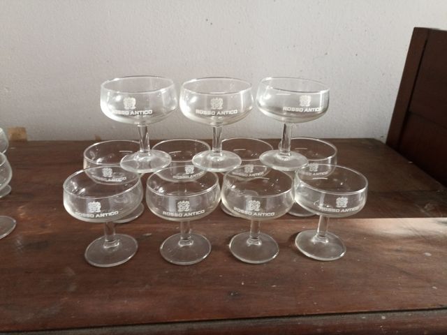 Bicchieri rosso antico